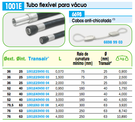 Tubo Flexivel Para Vácuo 