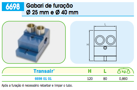  Gabari D25 a D40